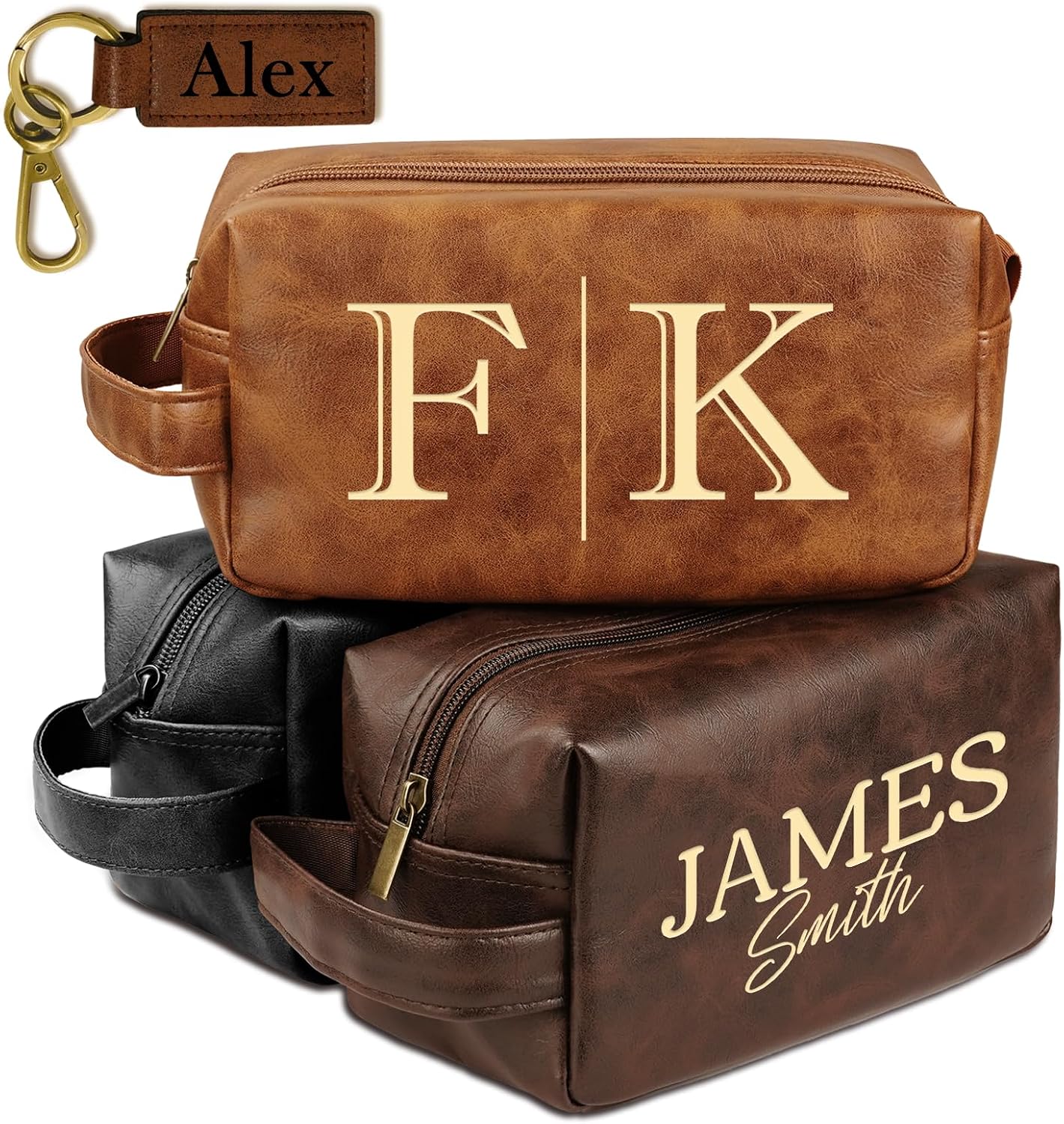 Unnecessary Personalized Toiletry Bag Men Groomsmen — WeirdThingsToBuy weird find