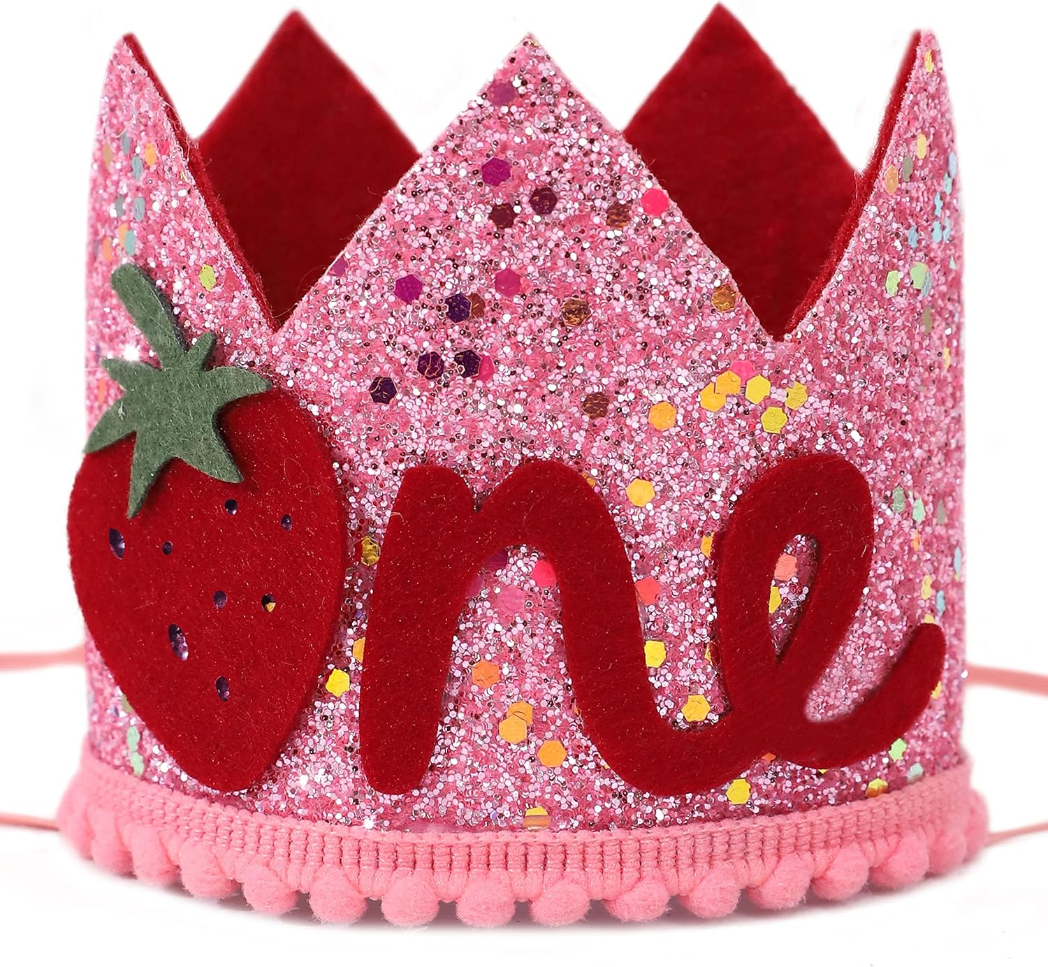 Unnecessary Pink Strawberry Hat Crown — WeirdThingsToBuy weird find