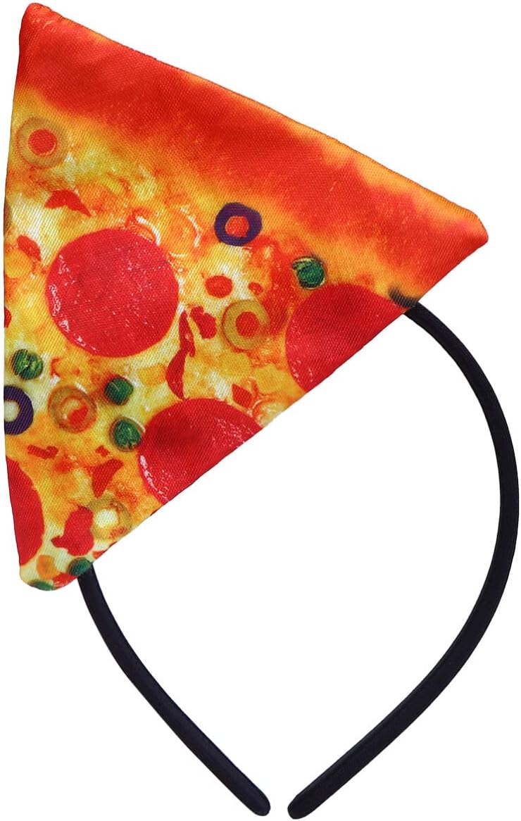 Unnecessary Pizza Headband Halloween Funny Food — WeirdThingsToBuy weird find