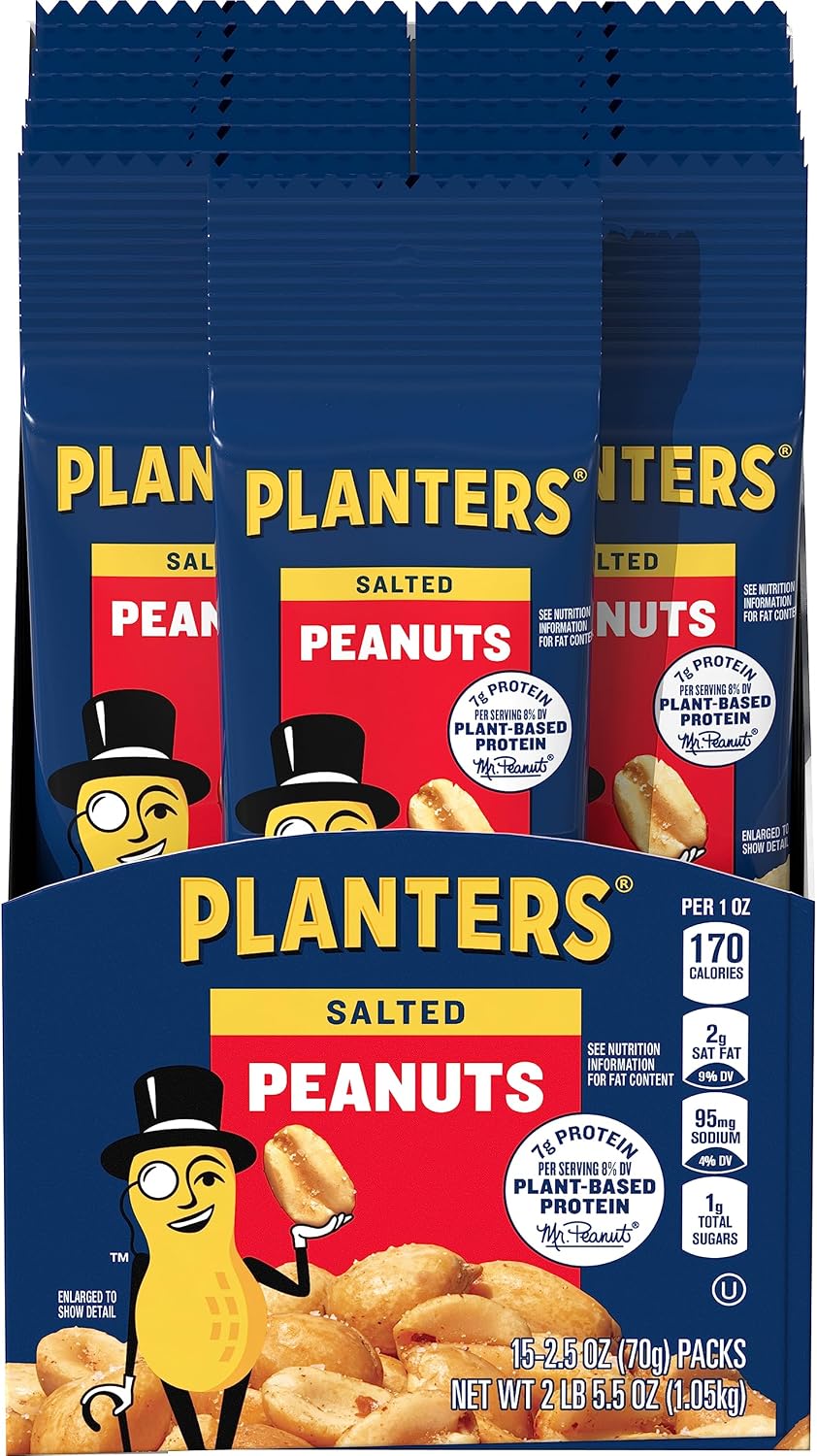 Unnecessary Planters Salted Peanuts Plant Based — WeirdThingsToBuy weird find