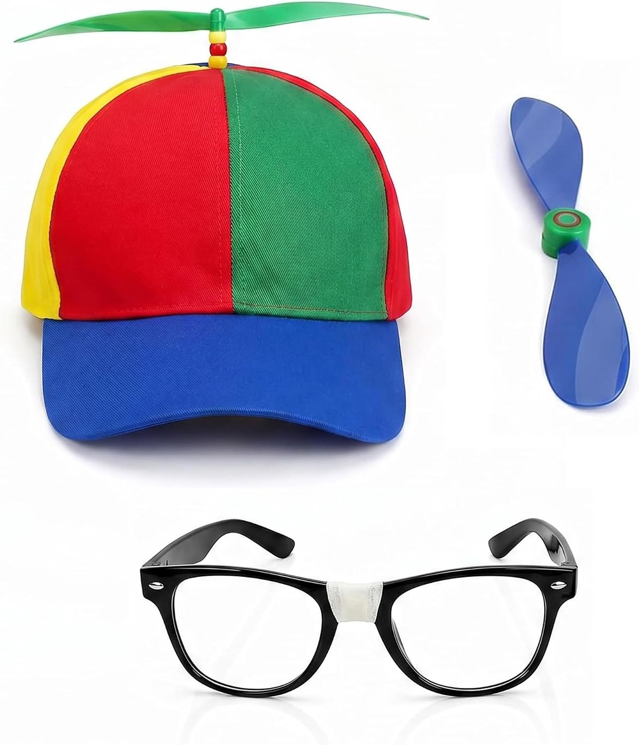 Unnecessary Propeller Hat & Nerd Glasses — WeirdThingsToBuy weird find