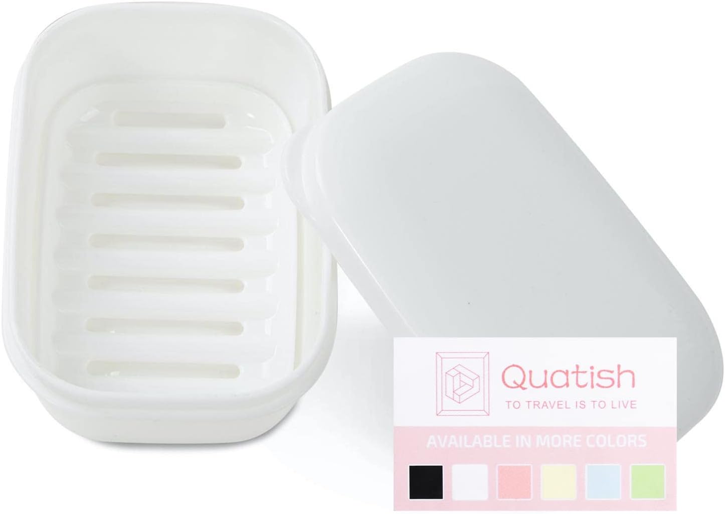Unnecessary Quatish Leakproof Soap Dish Lid — WeirdThingsToBuy weird find