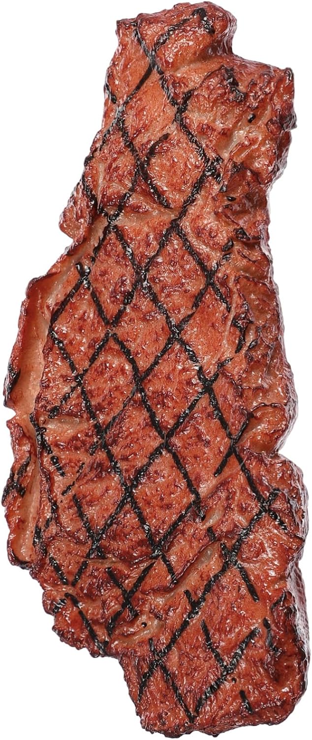 Unnecessary Realistic Simulation Steak Decor Plastic — WeirdThingsToBuy weird find