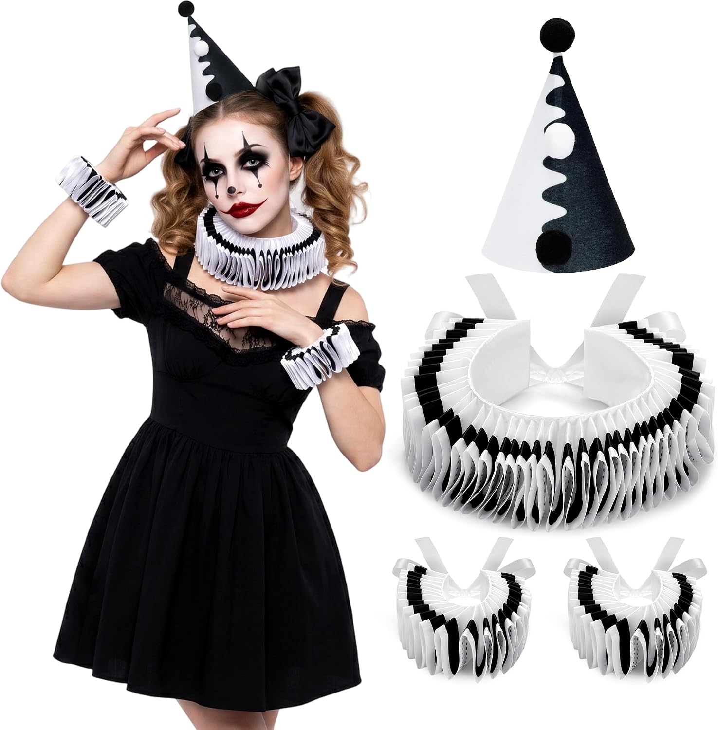 Unnecessary Regilt Clown Neck Ruffle Collar — WeirdThingsToBuy weird find