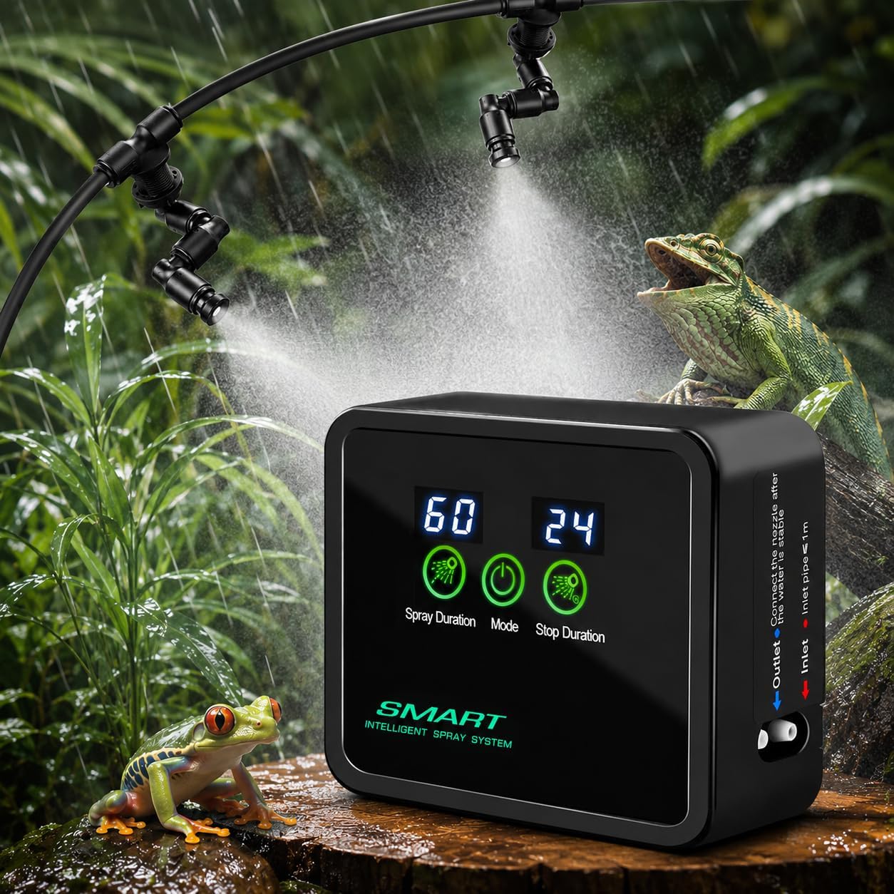 Unnecessary Reptile Mister Automatic Misting System — WeirdThingsToBuy weird find