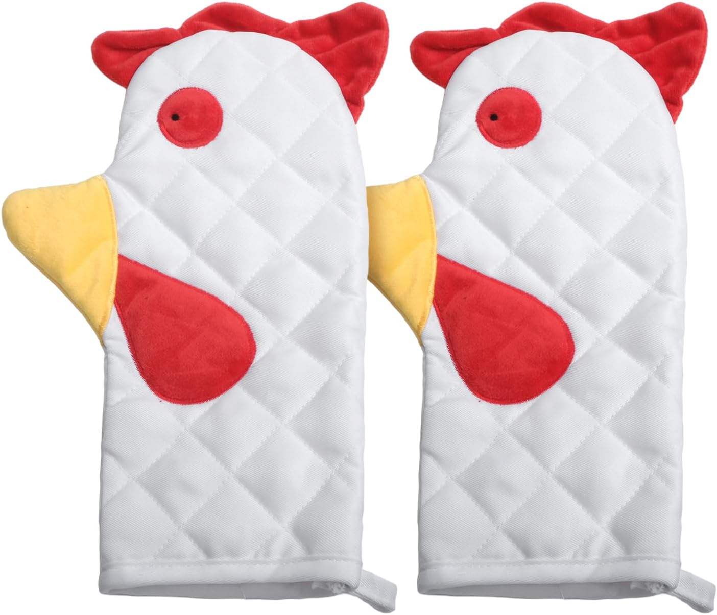 Unnecessary Rooster Oven Mitts Chicken Oven — WeirdThingsToBuy weird find