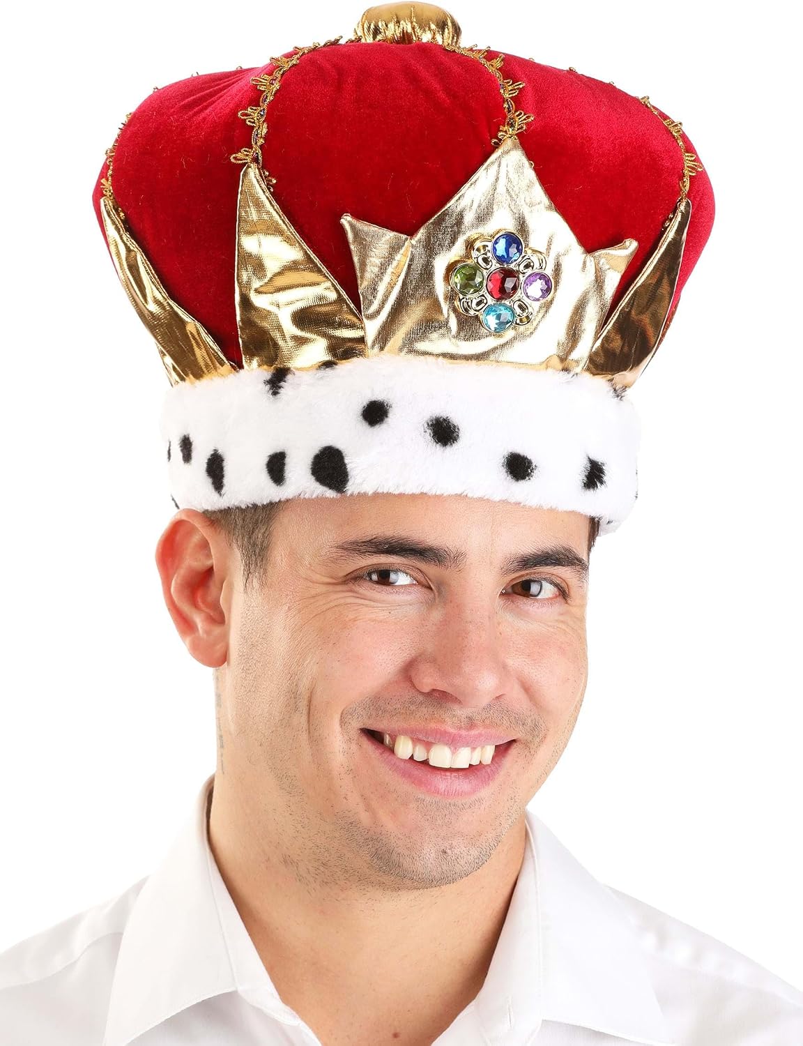 Unnecessary Royal Red Velvet King Costume — WeirdThingsToBuy weird find