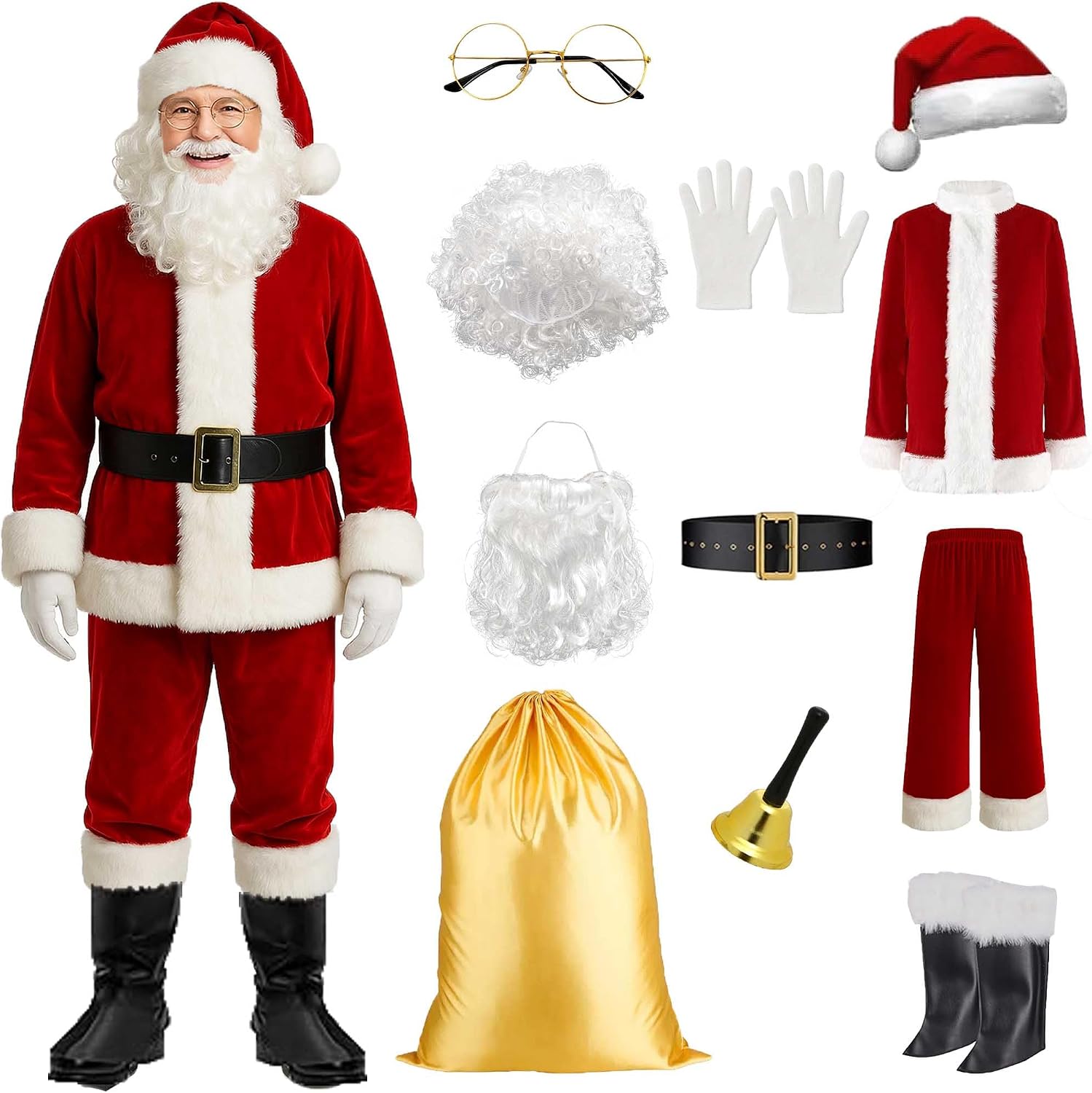 Unnecessary Santa Costume Men Christmas Claus — WeirdThingsToBuy weird find