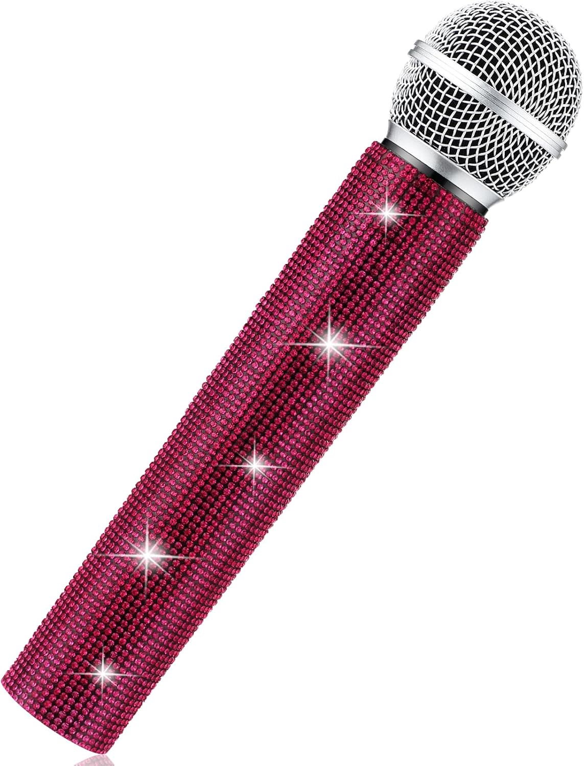 Unnecessary Sanwuta Fake Microphone Prop Sparkly — WeirdThingsToBuy weird find