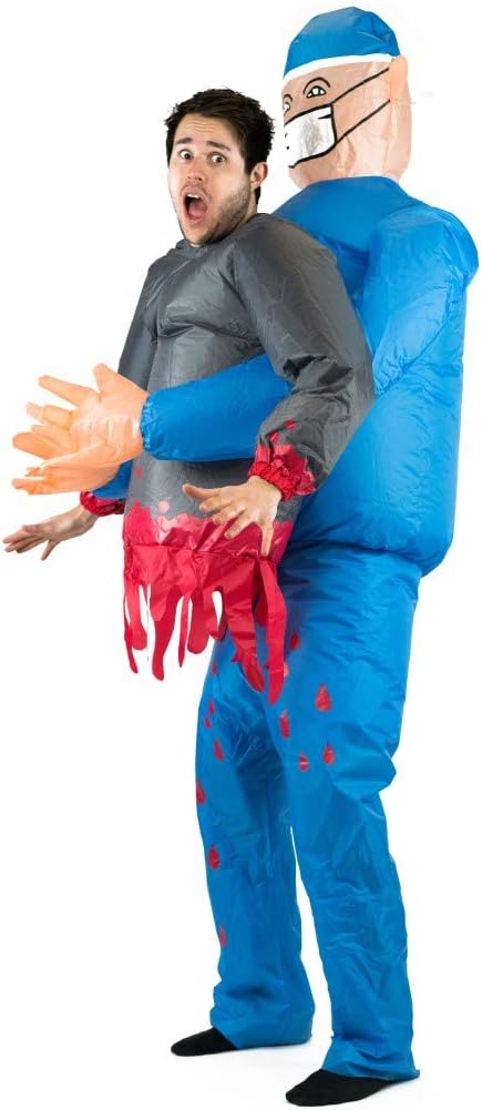 Unnecessary Scary Doctor Surgeon Inflatable Costume — WeirdThingsToBuy weird find