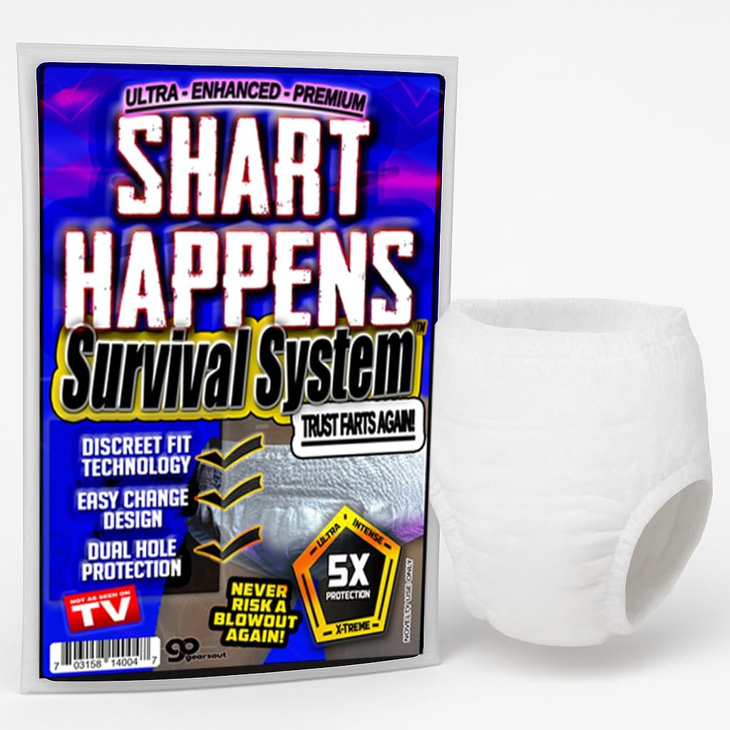 Unnecessary Shart Happens Survival System — WeirdThingsToBuy weird find