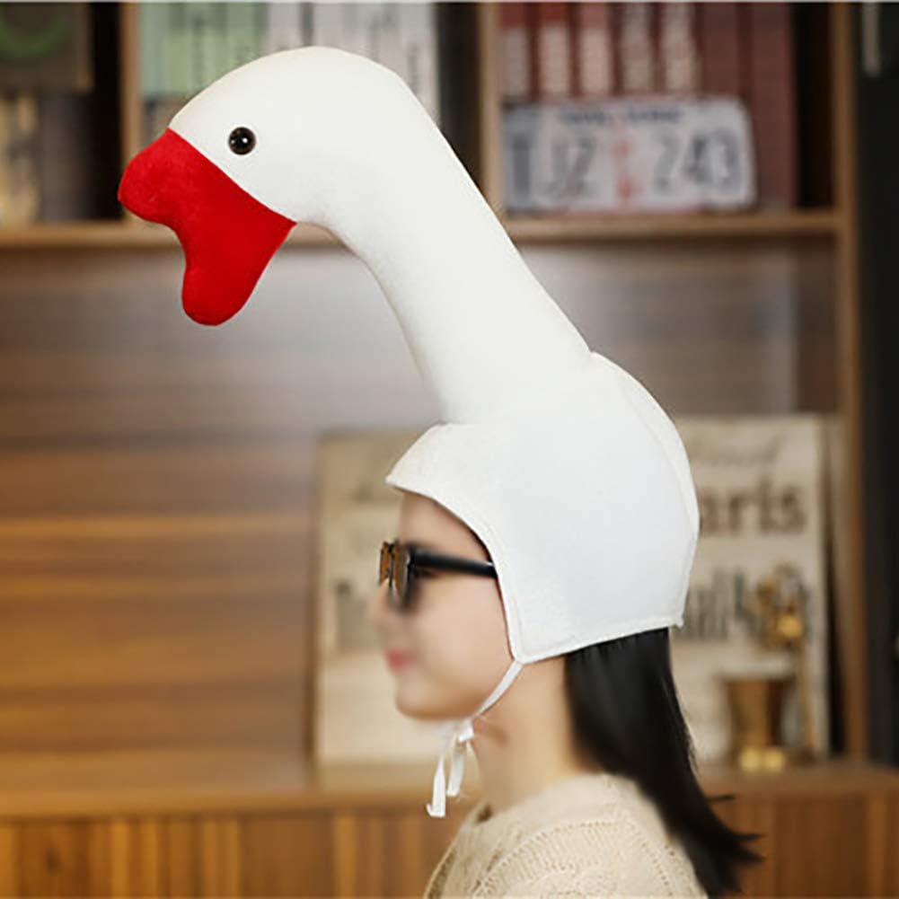 Unnecessary Silly Goose Hat Cute Plush — WeirdThingsToBuy weird find