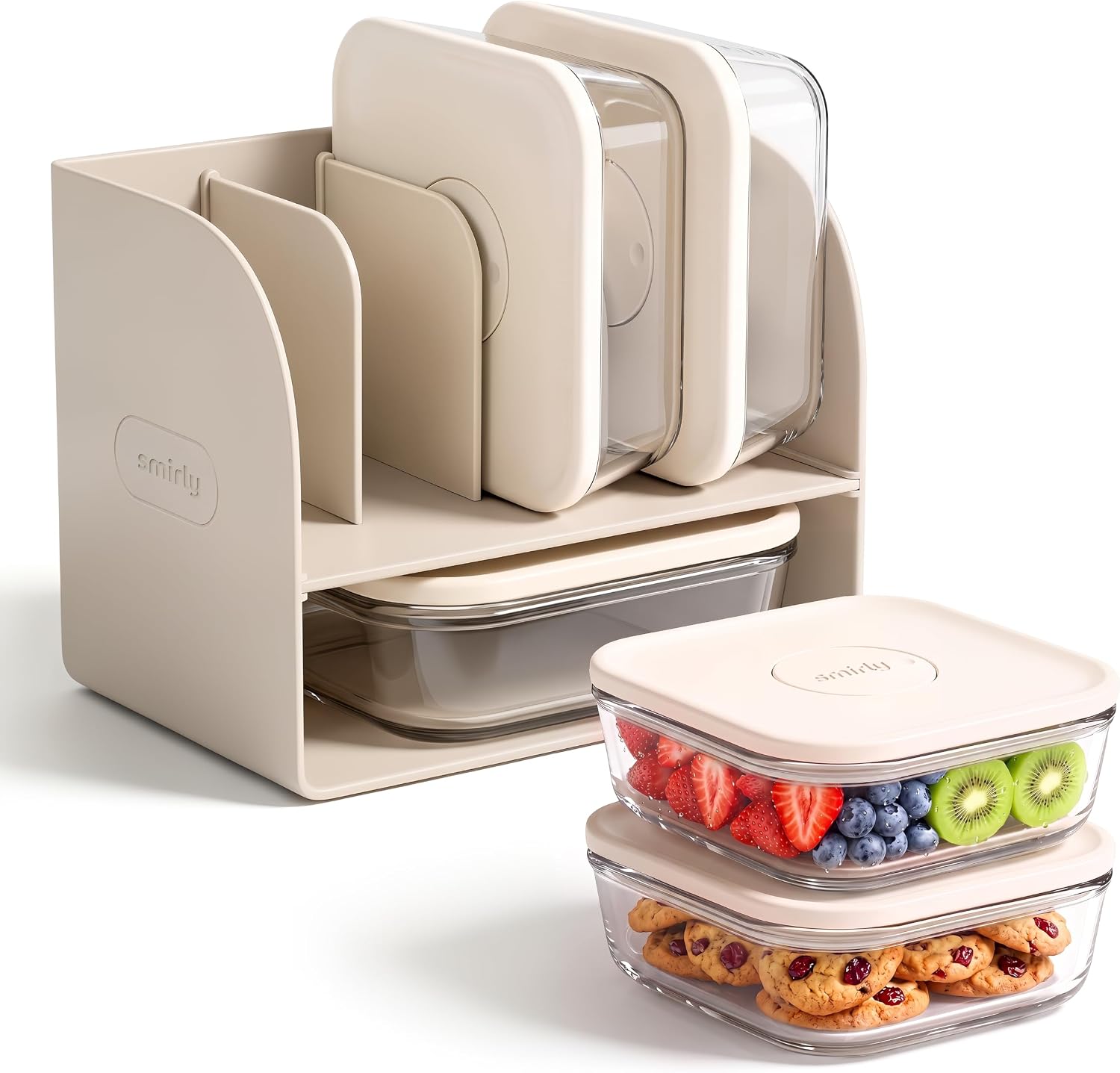 Unnecessary Smirly Glass Food Storage Containers — WeirdThingsToBuy weird find
