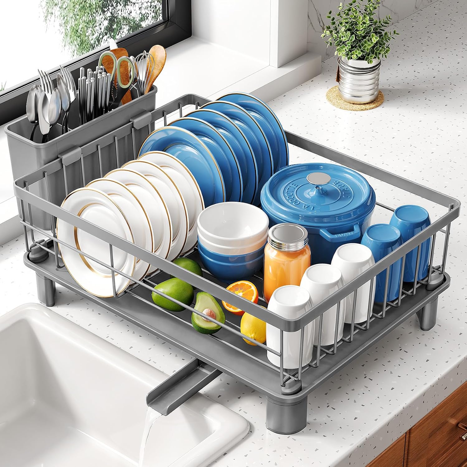 Unnecessary Sntd Dish Drying Rack Small — WeirdThingsToBuy weird find