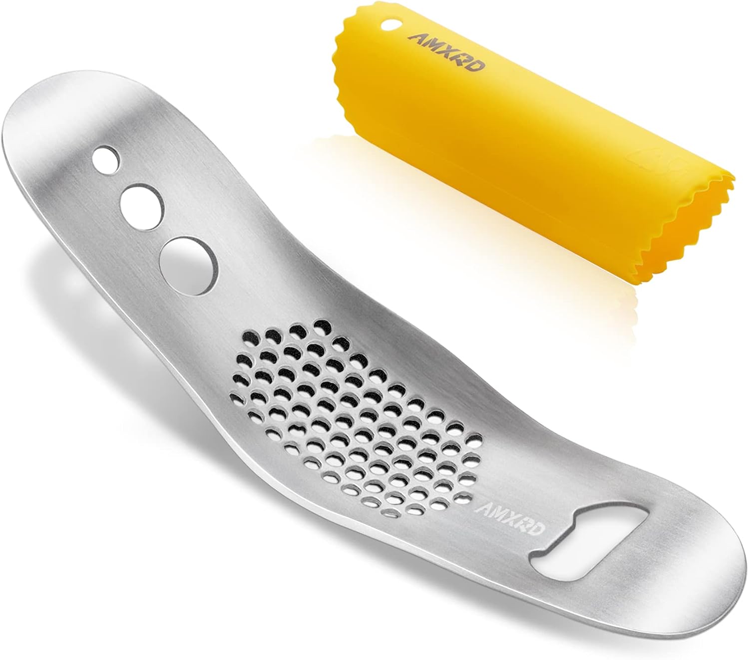 Unnecessary Stainless Steel Garlic Press Rocker — WeirdThingsToBuy weird find