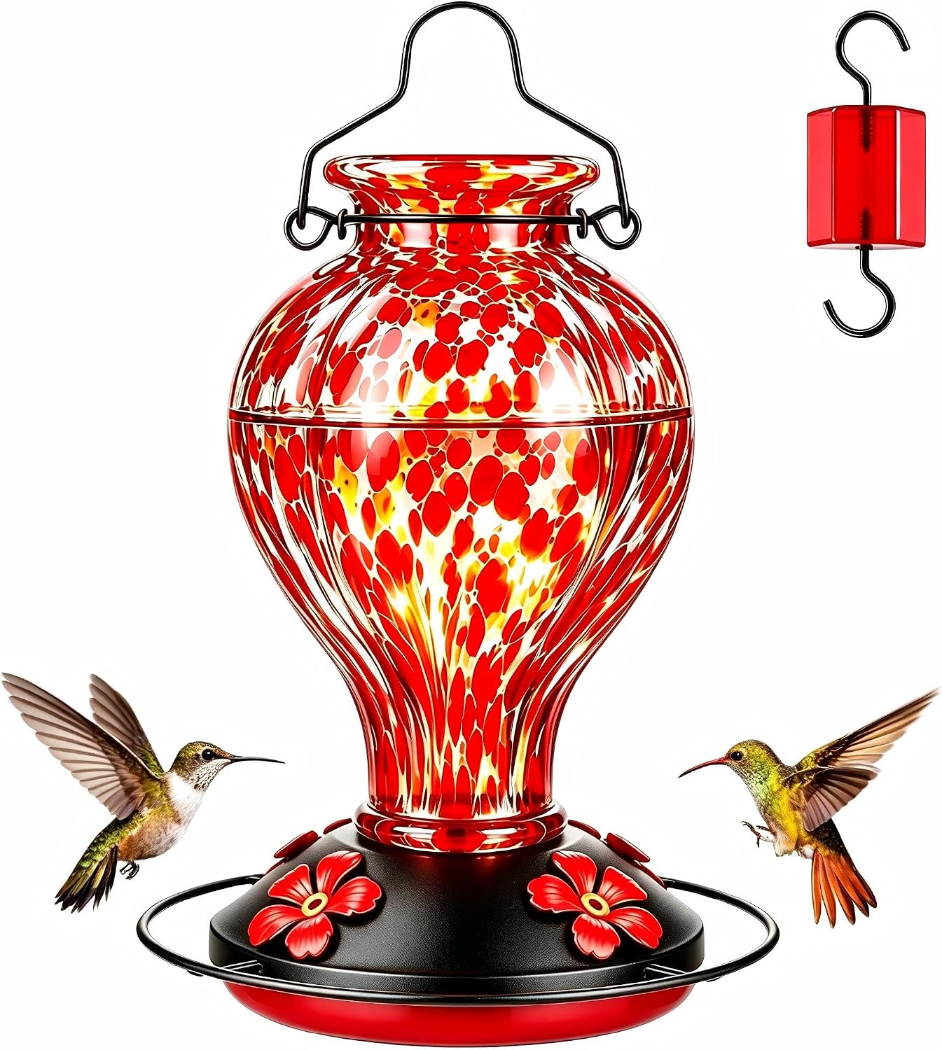 Unnecessary Tegarbed Hand Blown Glass Hummingbird — WeirdThingsToBuy weird find