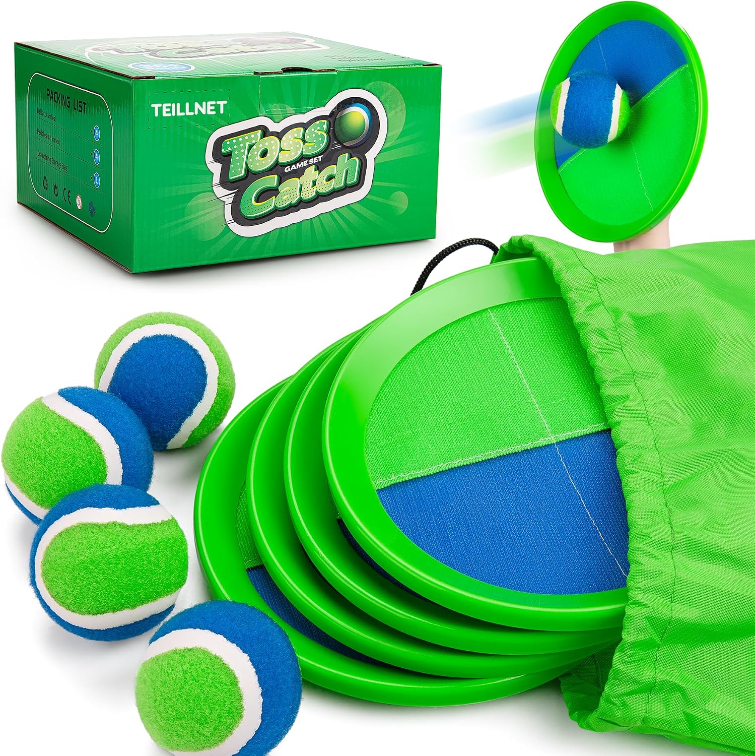 Unnecessary Teillnet Toss & Catch Ball — WeirdThingsToBuy weird find