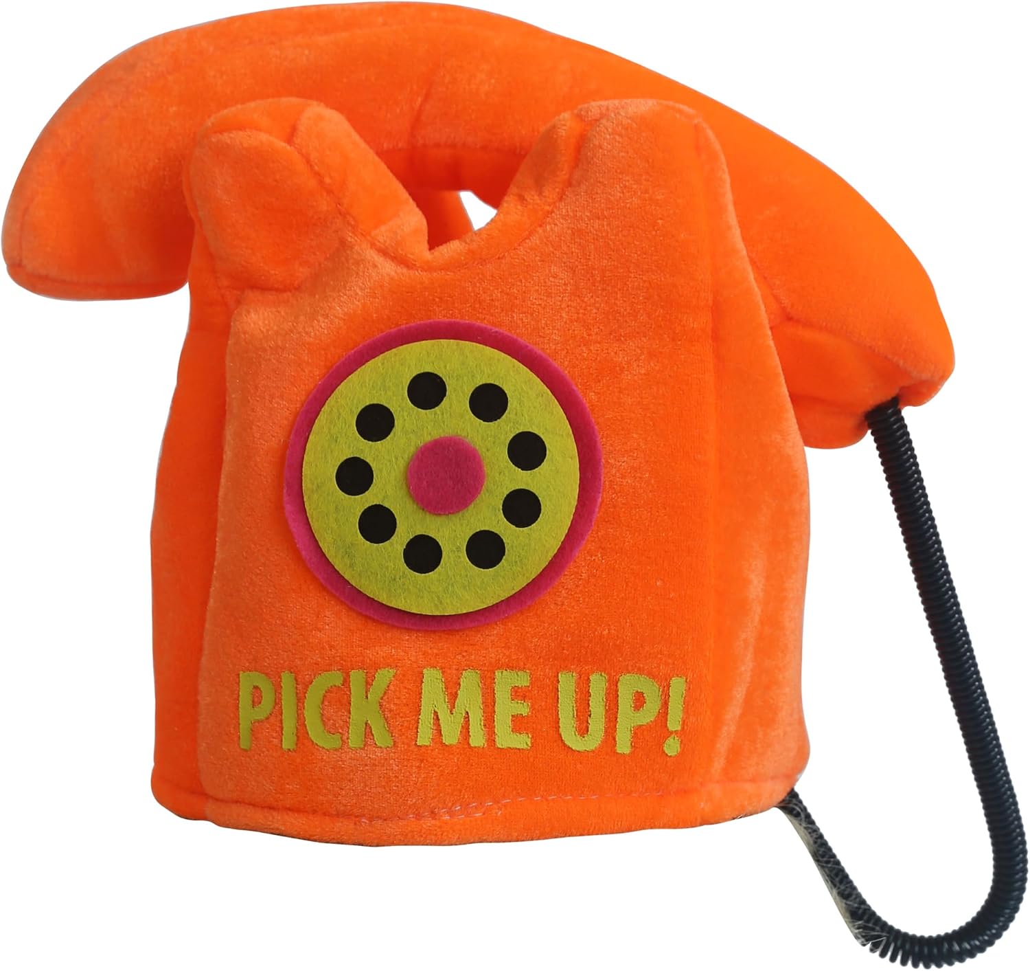 Unnecessary Telephone Hat Handmade Plush Telephone — WeirdThingsToBuy weird find