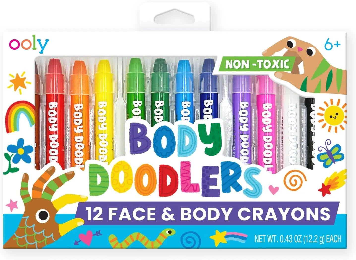 Unnecessary Temporary Body Face Paint Crayons — WeirdThingsToBuy weird find