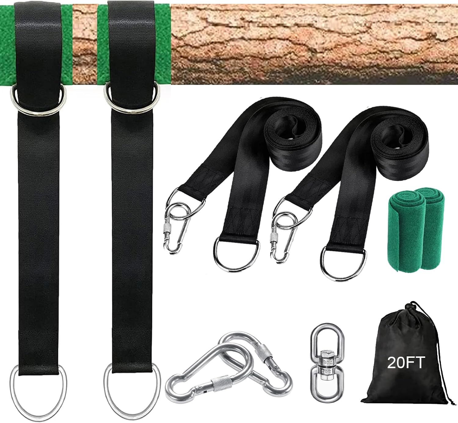 Unnecessary Tree Swing Hammock Straps Kit — WeirdThingsToBuy weird find