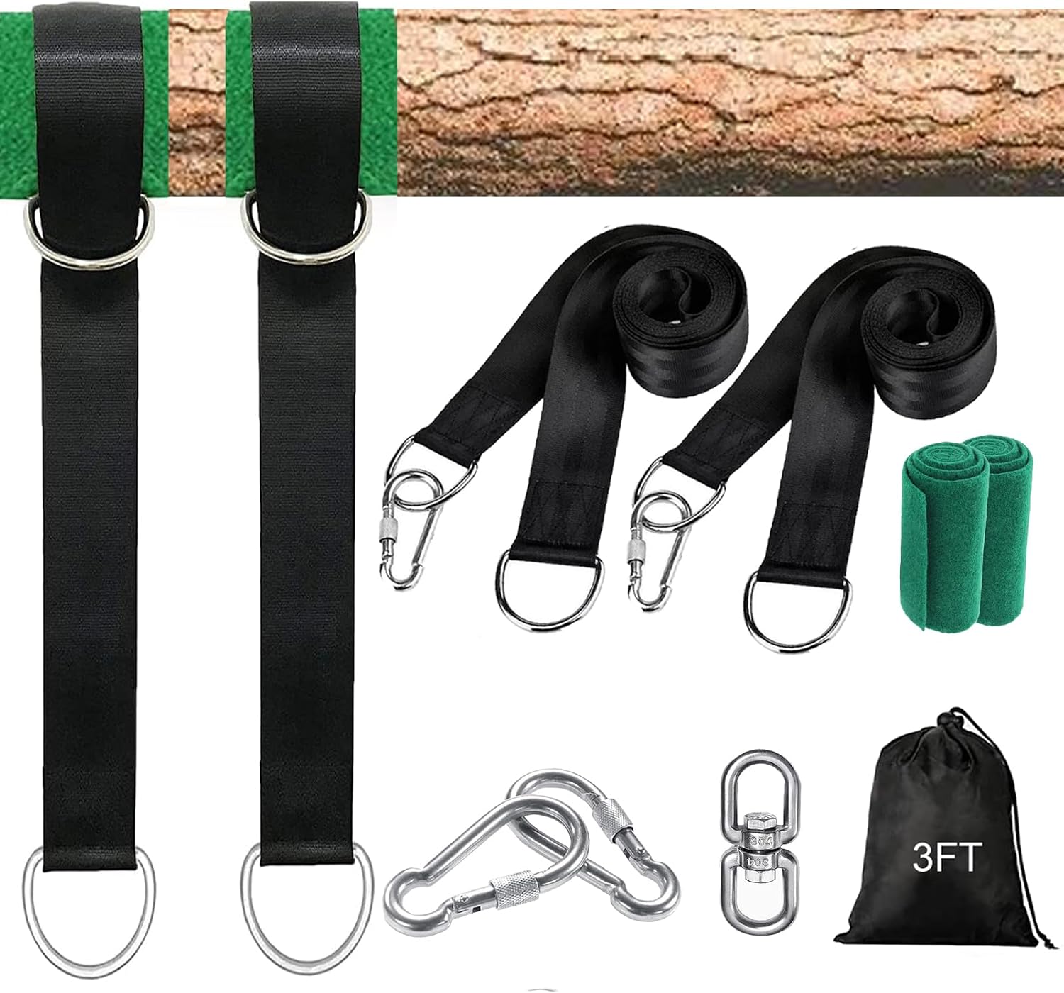 Unnecessary Tree Swing Hammock Straps Kit — WeirdThingsToBuy weird find
