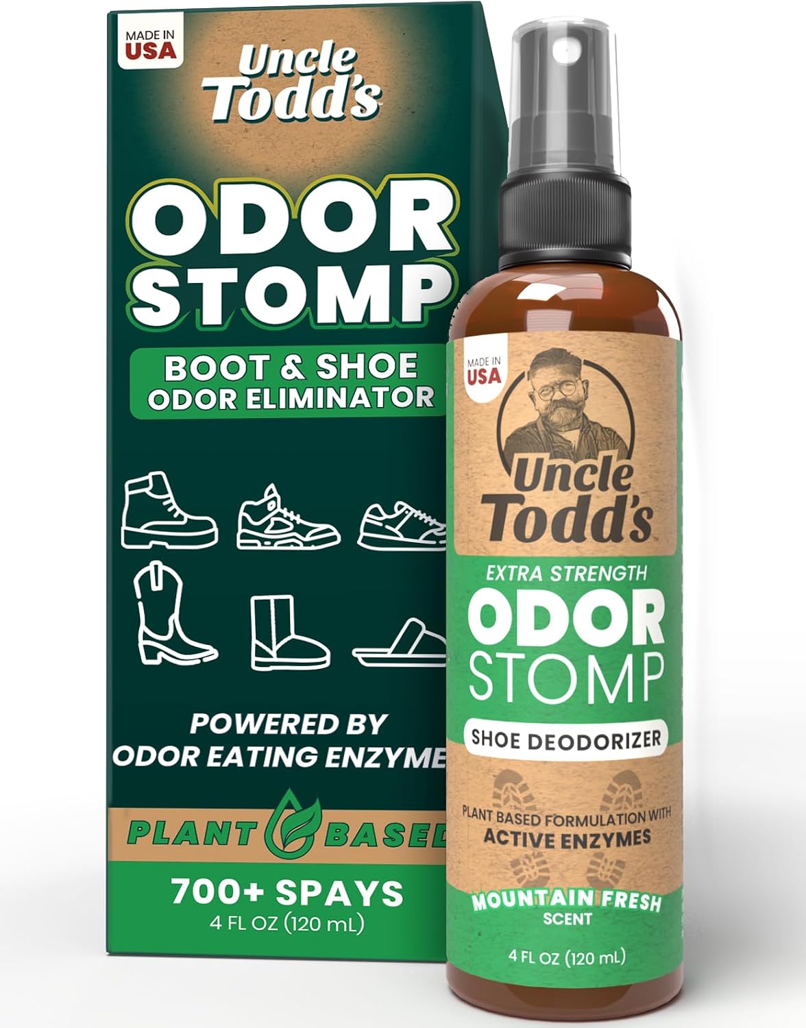 Unnecessary Uncle Todd's Shoe Deodorizer Spray — WeirdThingsToBuy weird find