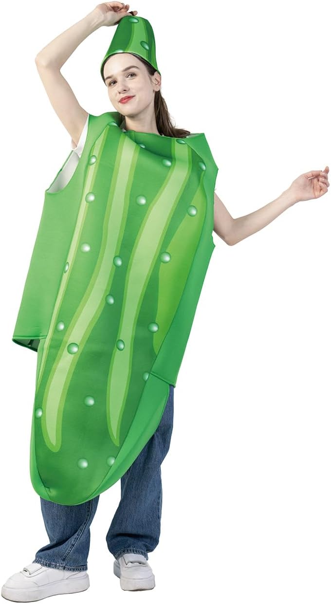 Unnecessary Unisex Adult Pickle Costume Halloween — WeirdThingsToBuy weird find
