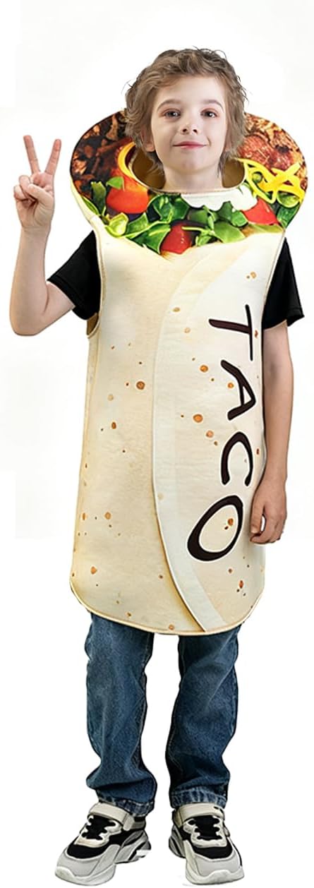 Unnecessary Unisex Kids Taco Costume Cosplay — WeirdThingsToBuy weird find