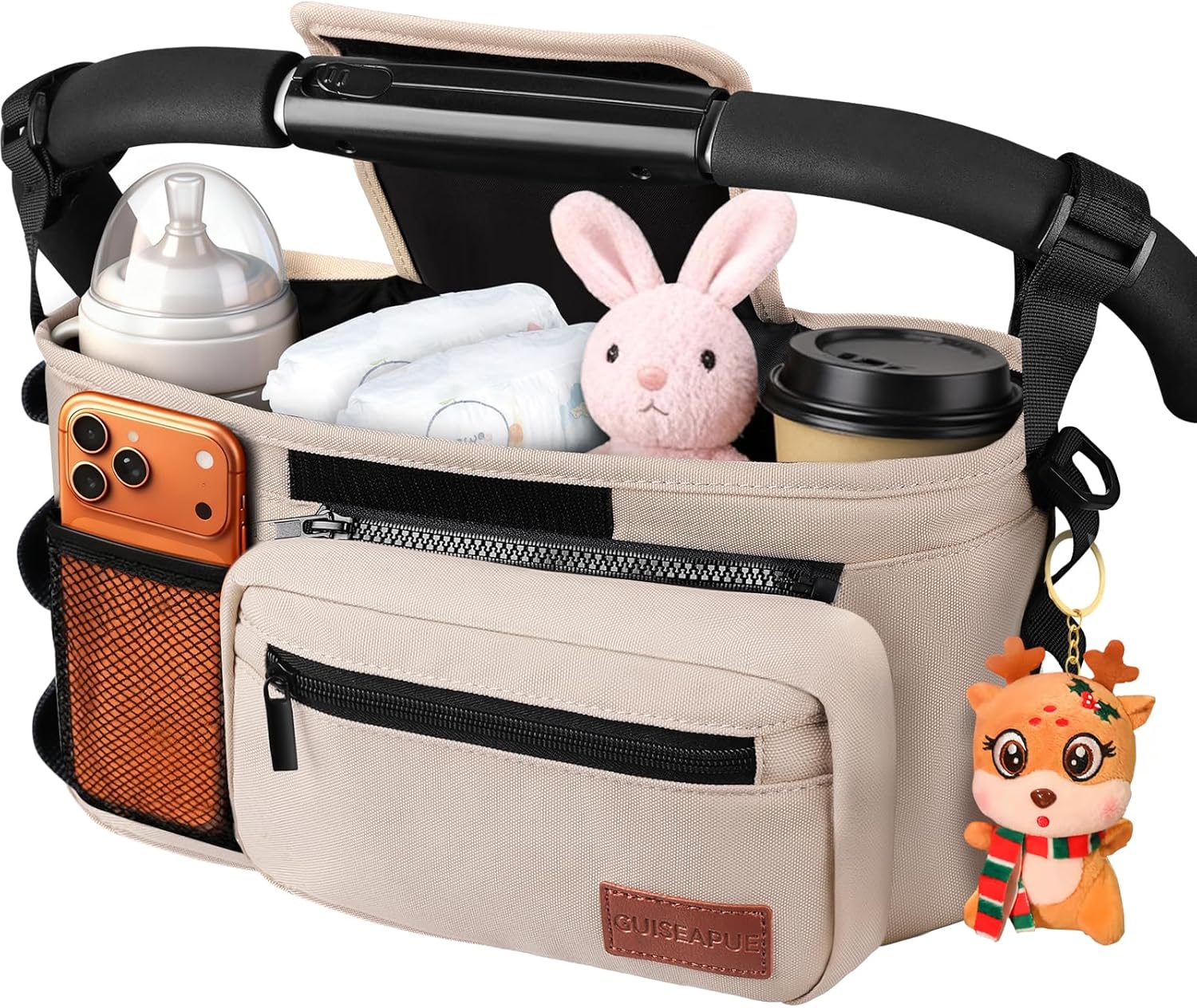 Unnecessary Universal Stroller Organizer Cup Holder — WeirdThingsToBuy weird find