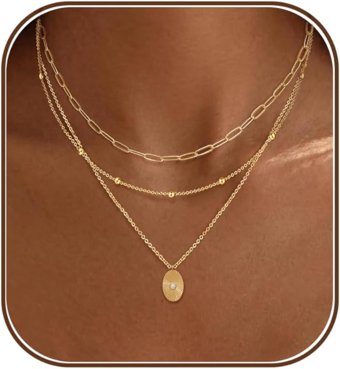 Unnecessary Voduim Layered Necklaces Women Trendy — WeirdThingsToBuy weird find