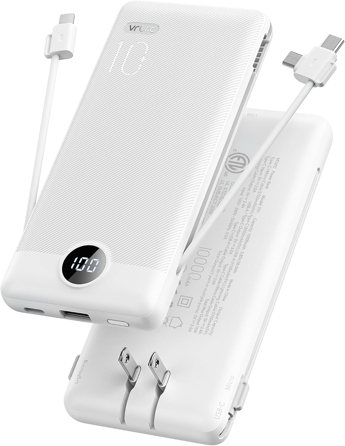Unnecessary Vrurc Portable Charger Power Bank — WeirdThingsToBuy weird find