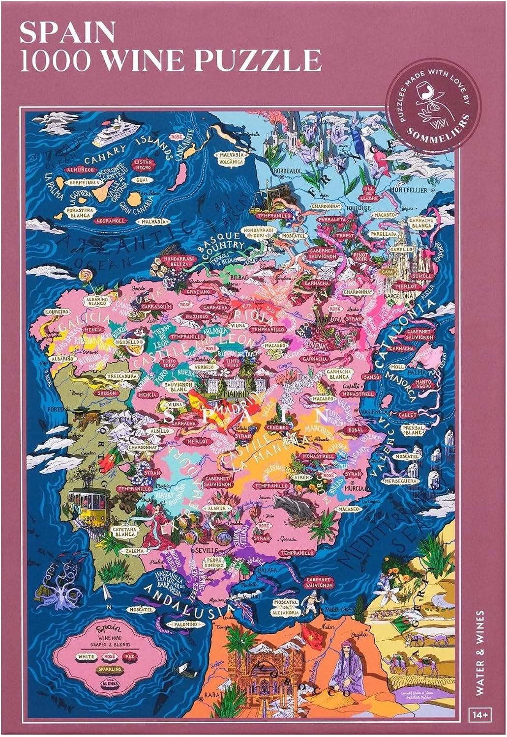 Unnecessary Water Wines Wine Puzzle Spain — WeirdThingsToBuy weird find