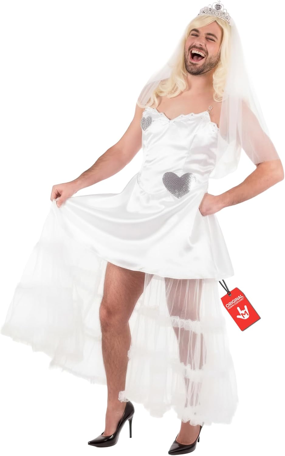 Unnecessary Wedding Dress Costume Men Halloween — WeirdThingsToBuy weird find