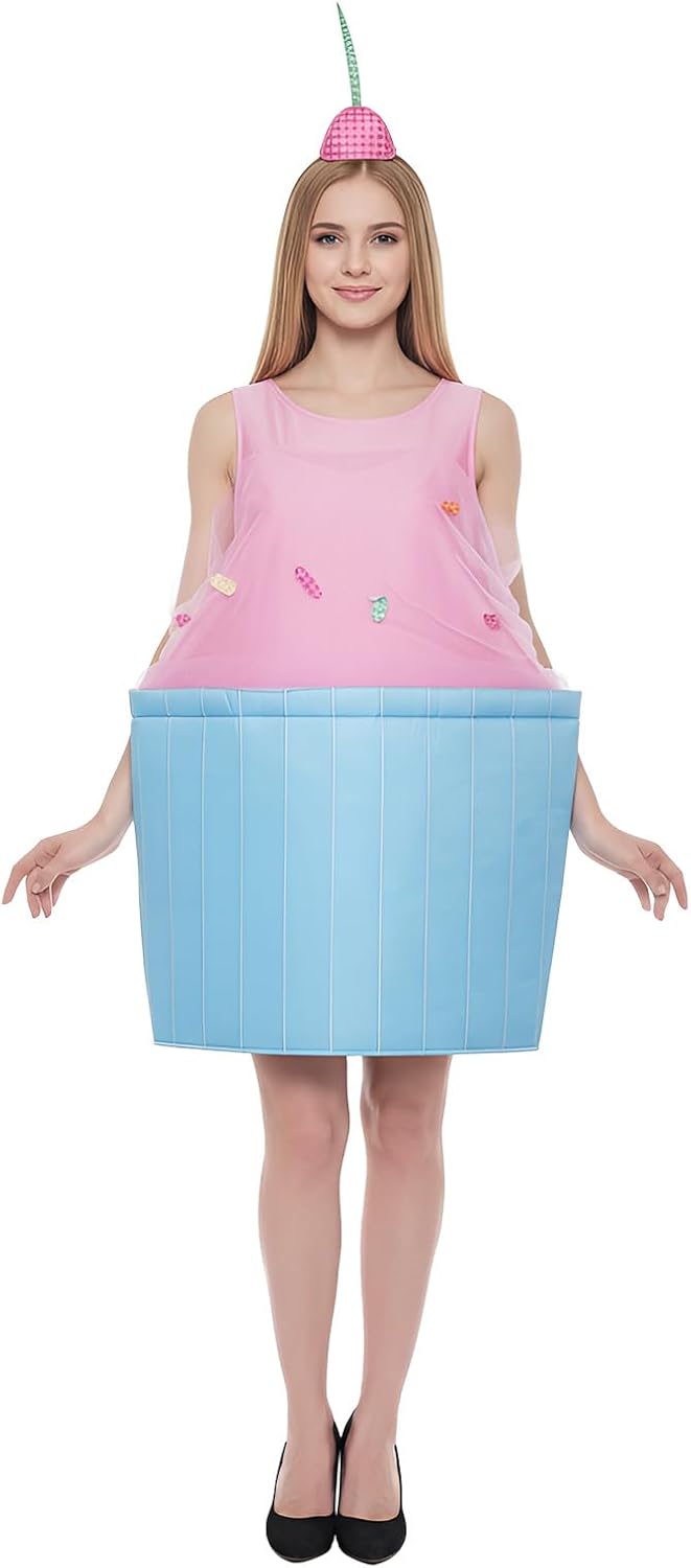 Unnecessary Women Cupcake Costume Hat Halloween — WeirdThingsToBuy weird find