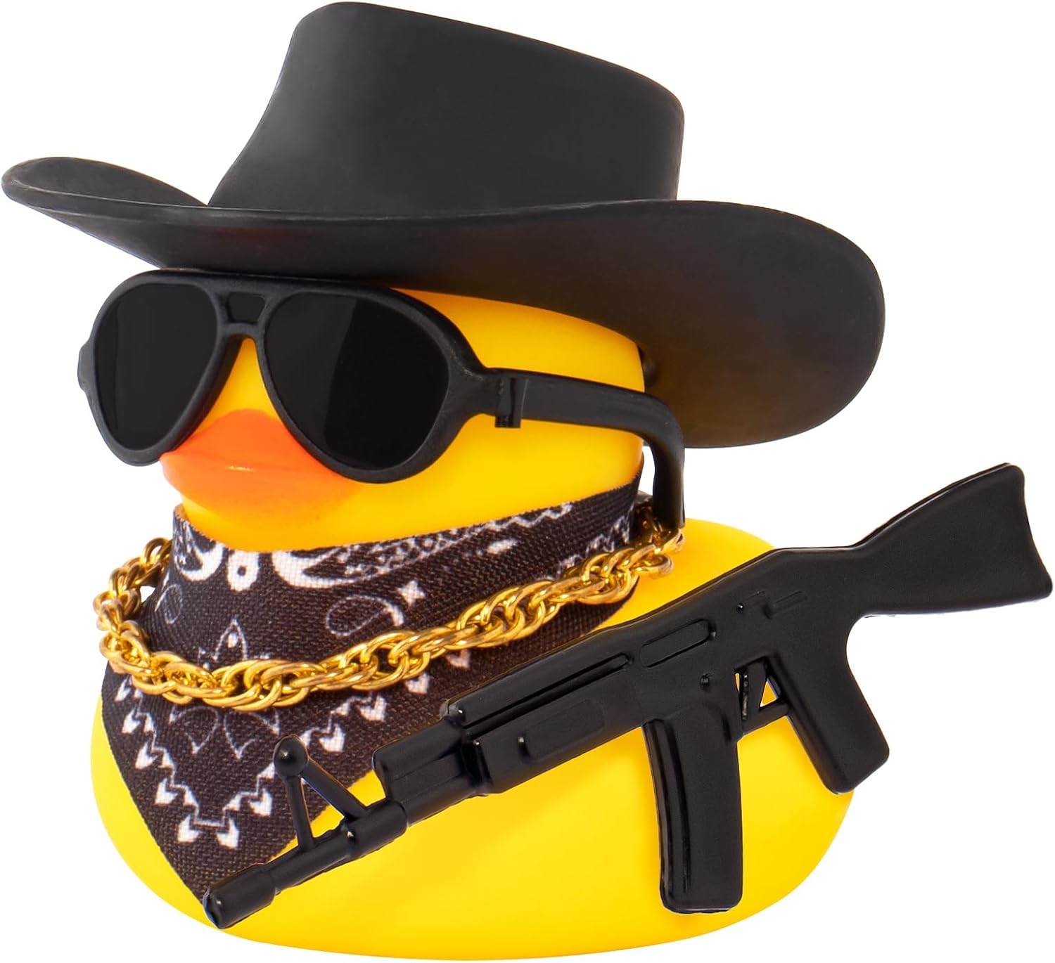 Unnecessary Wonuu Black Cool Rubber Duck — WeirdThingsToBuy weird find