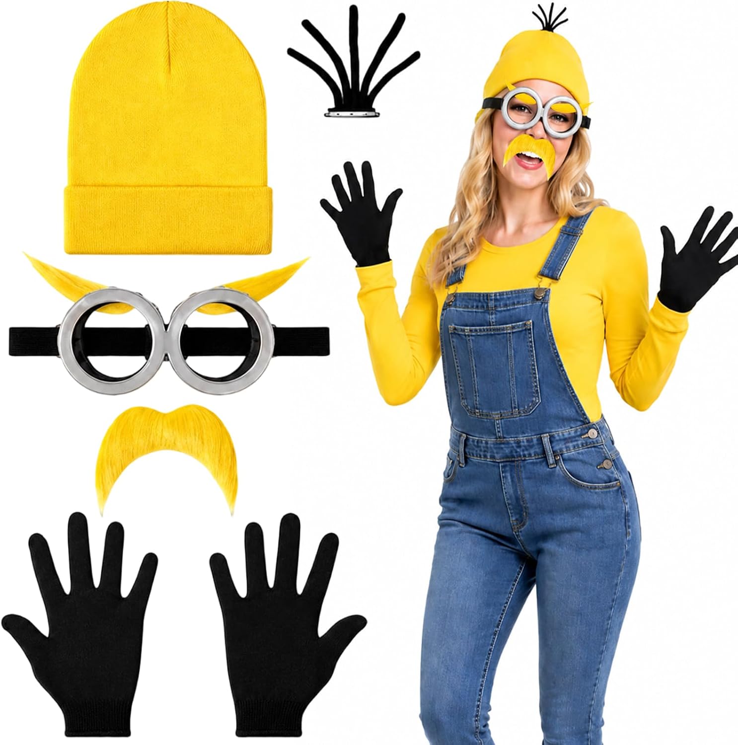 Unnecessary Yellow Costume 4 Set Beanie — WeirdThingsToBuy weird find