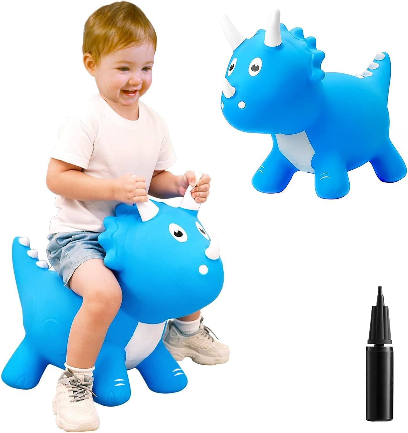 Unnecessary Zhuynxir Inflatable Bouncy Dinosaur Toy — WeirdThingsToBuy weird find