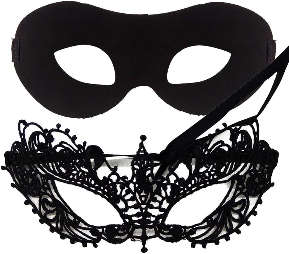 us Size Masquerade Mask Couples Situation — WeirdThingsToBuy weird find