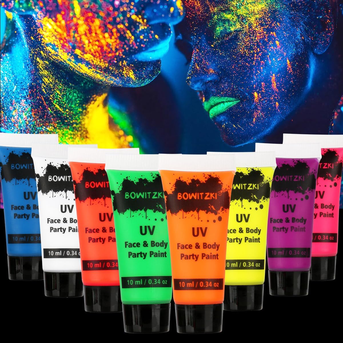 uv Neon Face Body Paint Situation — WeirdThingsToBuy weird find