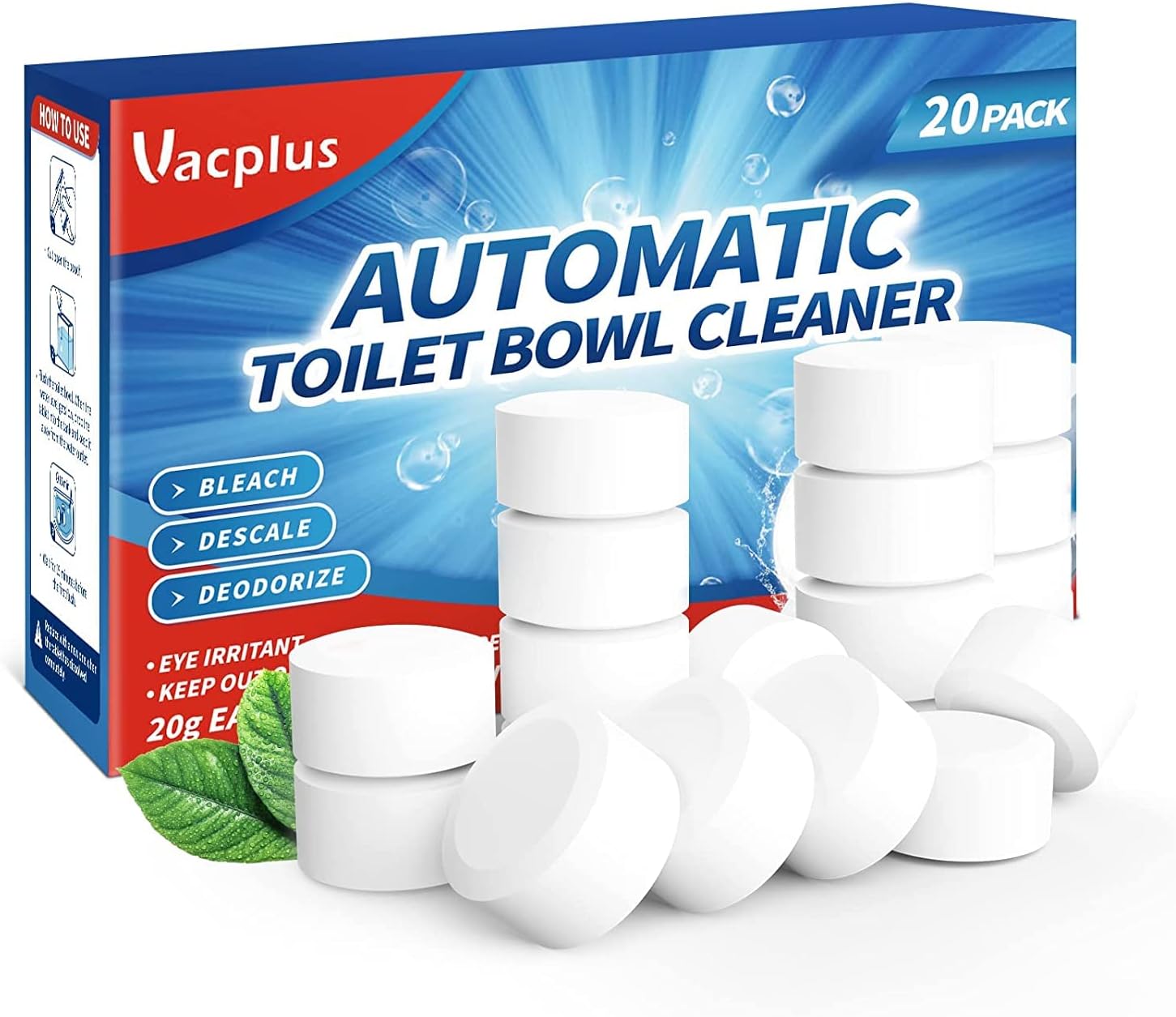 Vacplus Toilet Bowl Cleaner Tablets Situation — WeirdThingsToBuy weird find