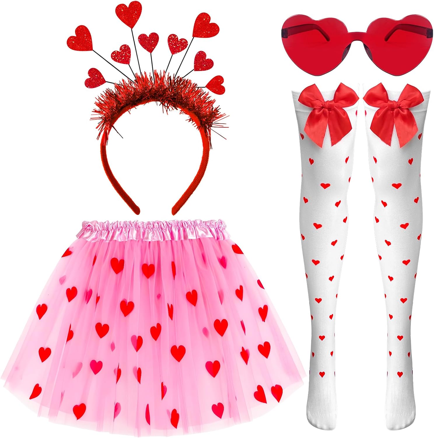 Valentine Heart Costume Set Tutu Energy — WeirdThingsToBuy weird find