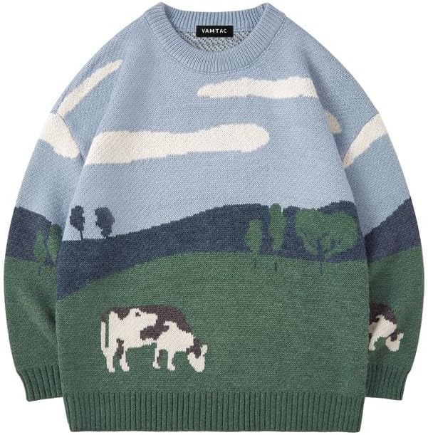 Vamtac Mens Oversized Sweater Vintage Situation — WeirdThingsToBuy weird find