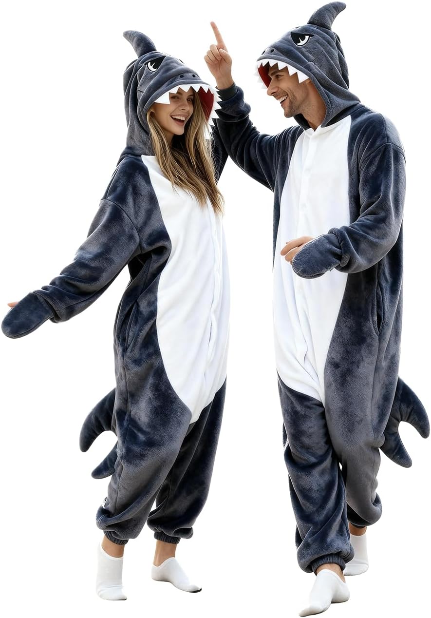 Vavalad Shark Onesie Adult Shark Situation — WeirdThingsToBuy weird find