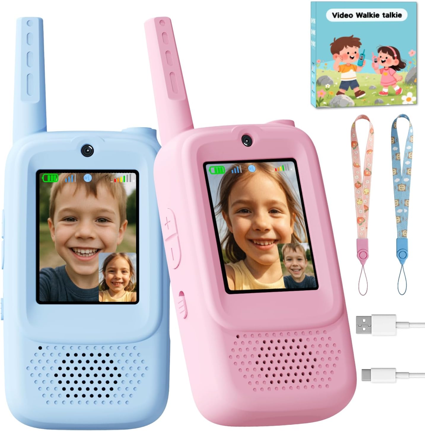 Video Walkie Talkies Kids Handheld Energy — WeirdThingsToBuy weird find