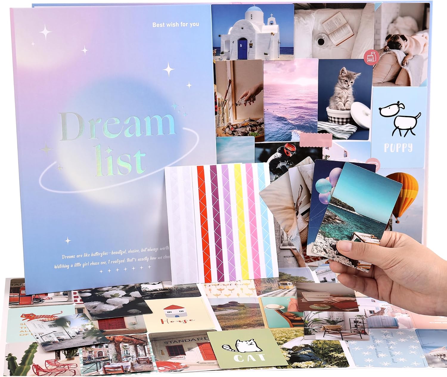 Vision Board Book 1400 Inspirational — WeirdThingsToBuy weird find