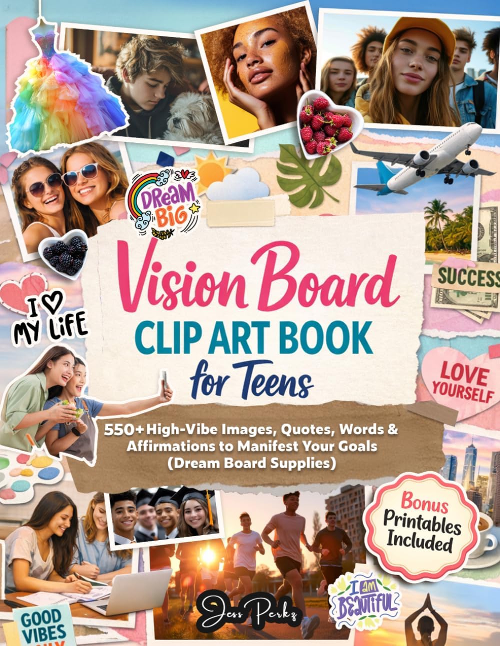 Vision Board Clip Art Teens — WeirdThingsToBuy weird find