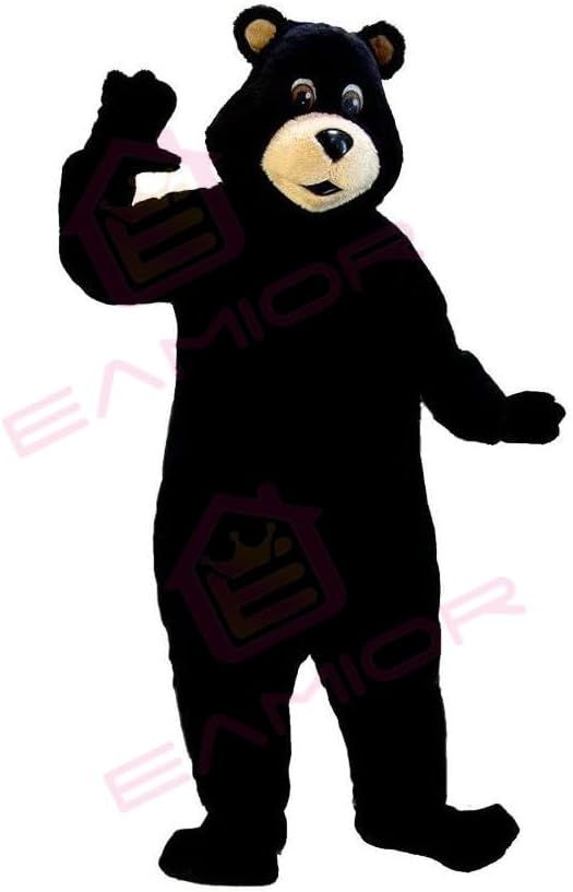 Vivid Black Bear Mascot Costume Situation — WeirdThingsToBuy weird find