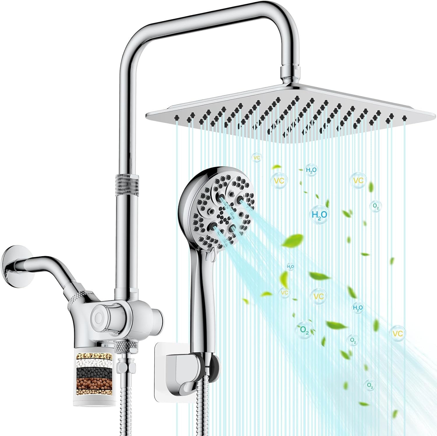 Vxv 10 Inch Filtered Shower Energy — WeirdThingsToBuy weird find