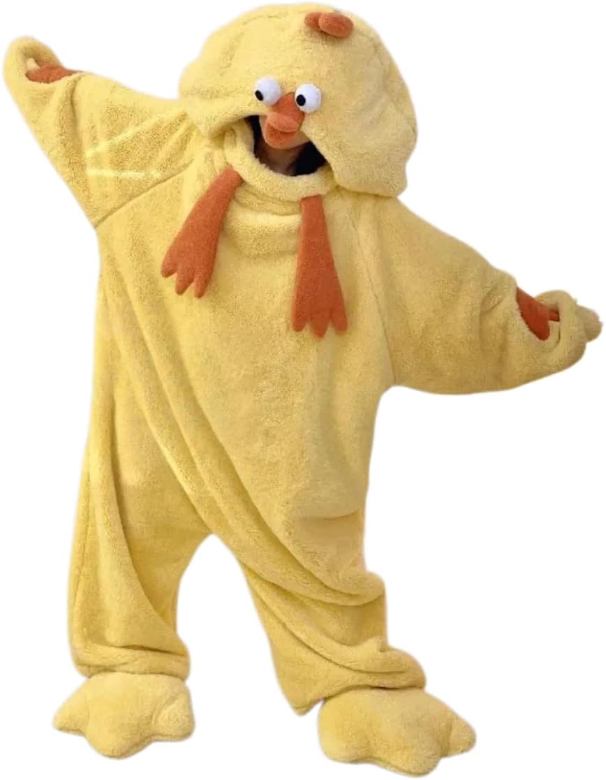 Wearable Blanket Yellow Chicken Onesie — WeirdThingsToBuy weird find