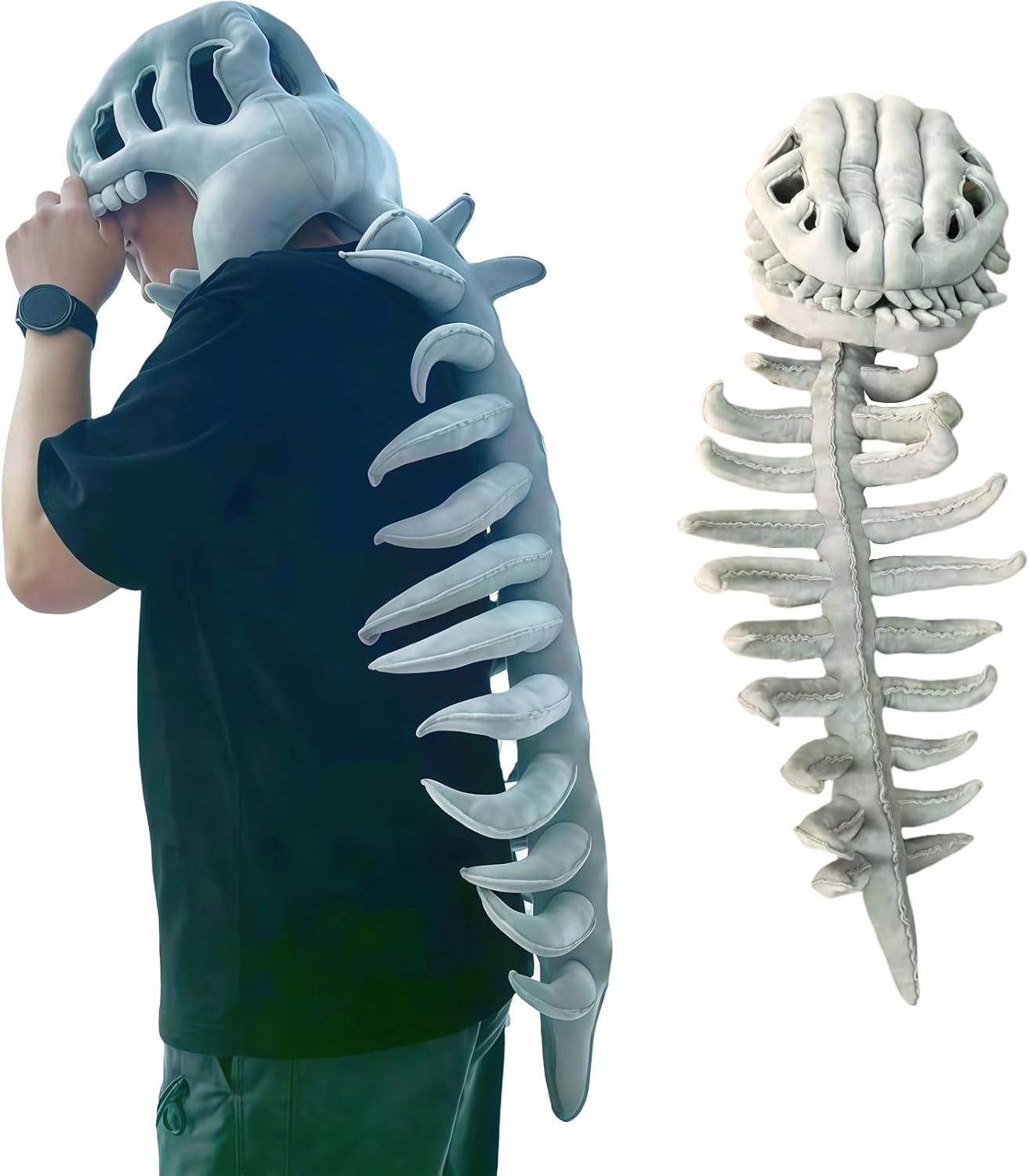 Wearable Kids Dinosaur Skeleton Plush — WeirdThingsToBuy weird find